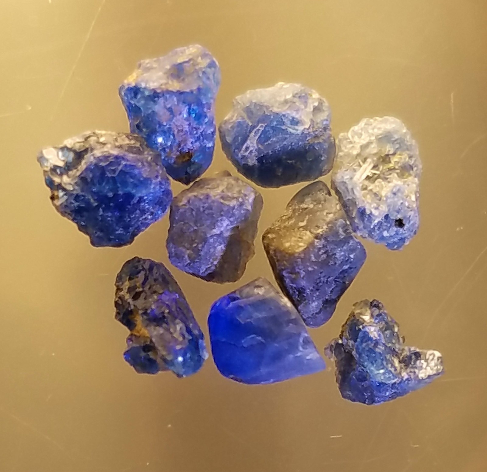 Genuine Hauynite from Eifel Mt’ns, Germany Mine Run w/Matrix. 3.12 ct. Lot # 342
