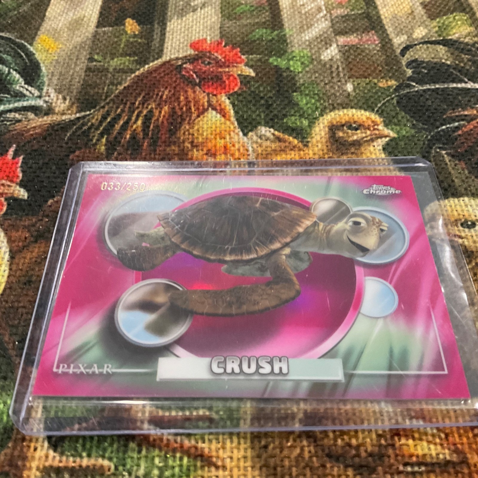 TOPPS CHROME PIXAR CRUSH NO. 33/250