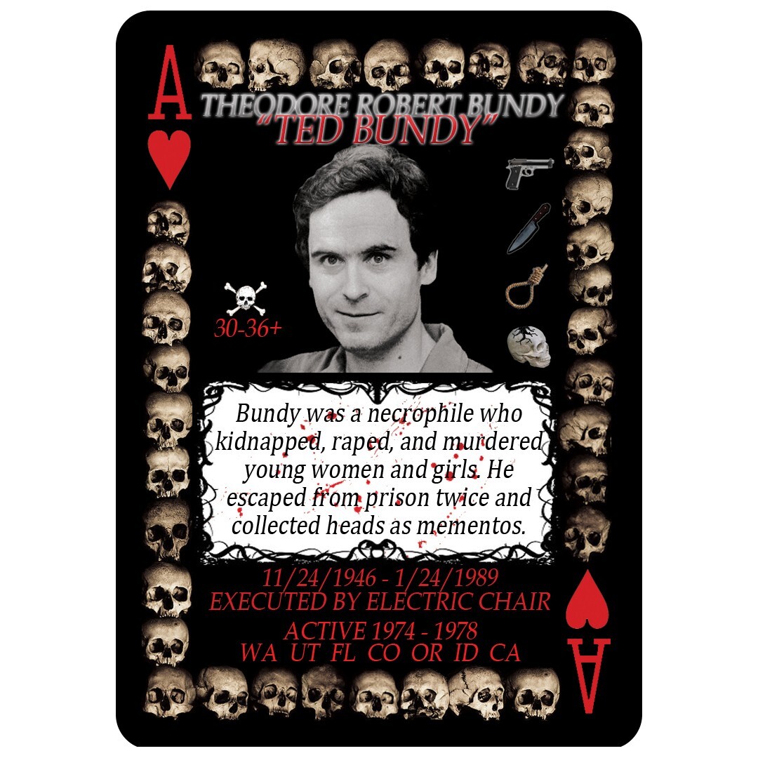 Serial Killer Playing Cards – RARE Collectible True Crime
