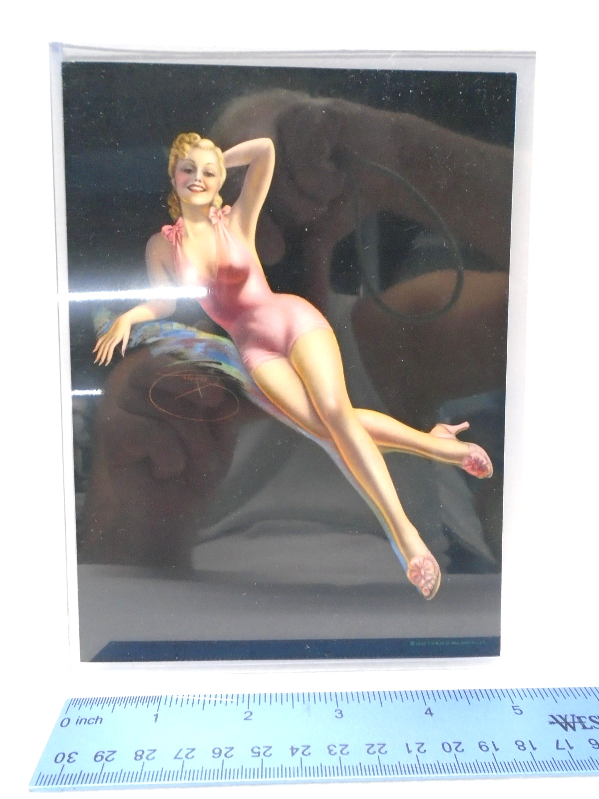 VINTAGE BILLY DeVORSS ORIGINAL PIN-UP PRINT, 1930’s-40’s! EXCELLENT CONDITION!