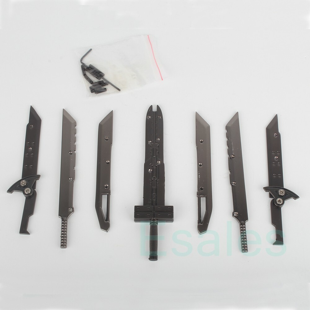 “Final Fantasy: Cloud’s Combo Swords – 7 Piece Collectible Model Set”
