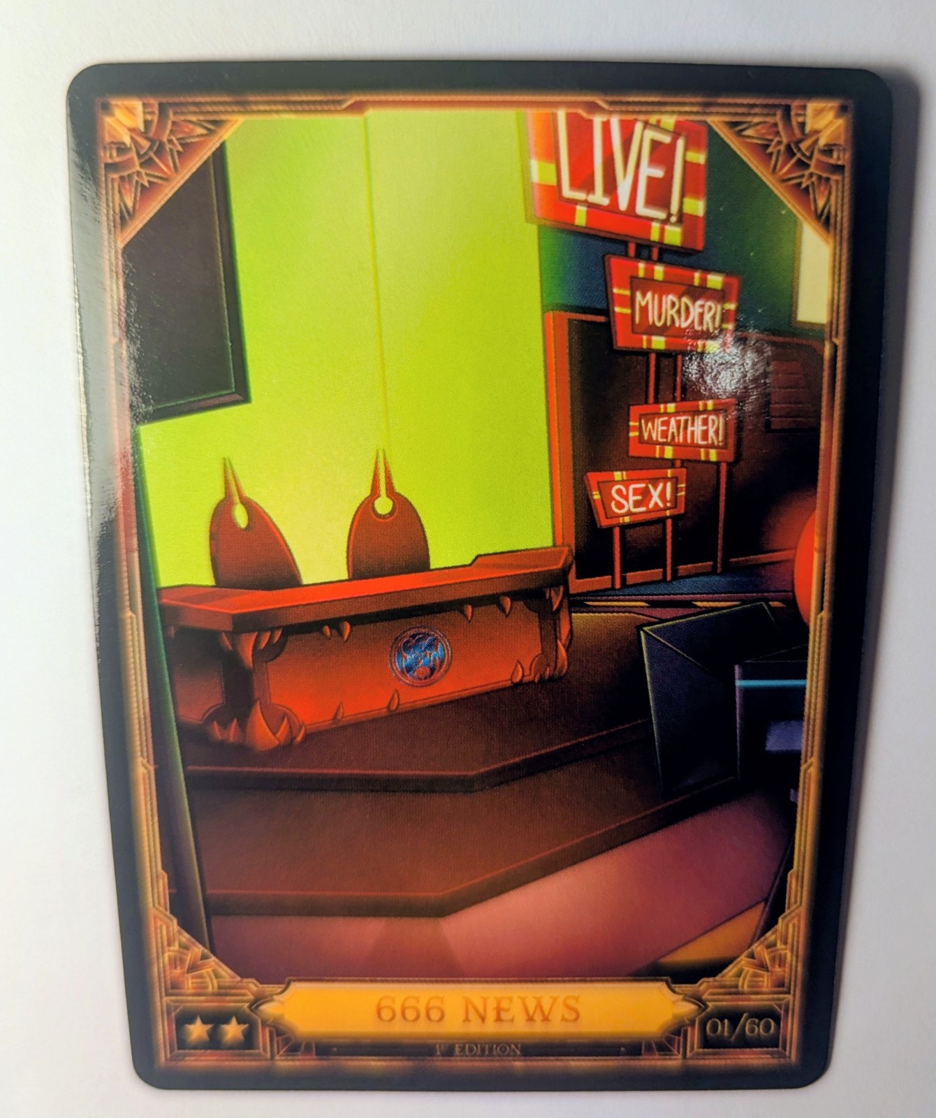 Hazbin Hotel Trading Card 01/60 666 News