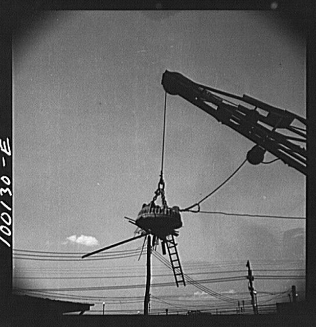Washington DC 1940s Scrap Salvage Campaign Victory Program Crane photo