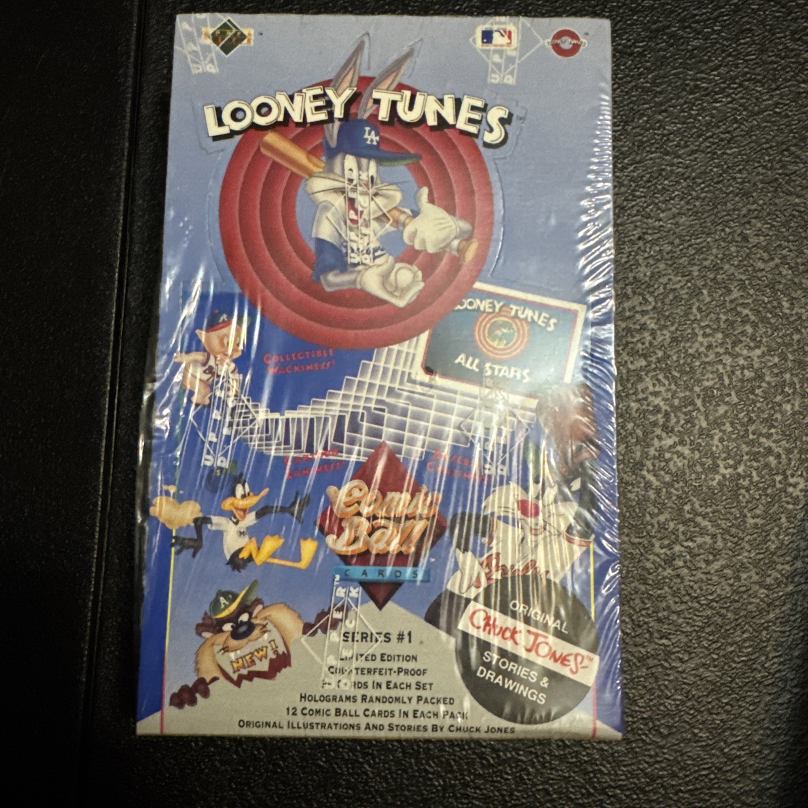 Looney Tunes 1990 Comic Ball Cards Series 1 Factory Sealed Box