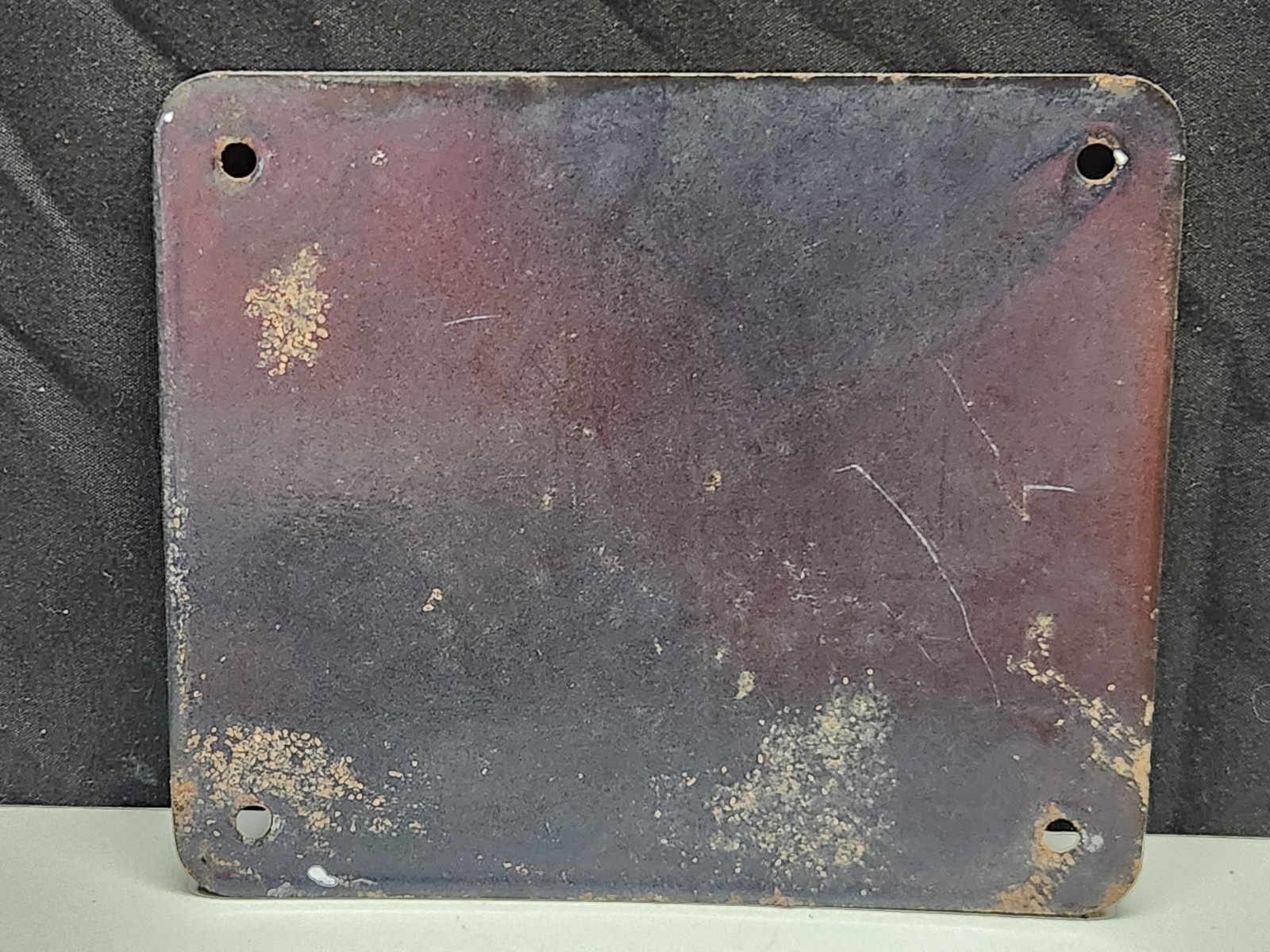 For Use As A Motor Fuel Only Contains Lead Original Sign Gas Pump Sign
