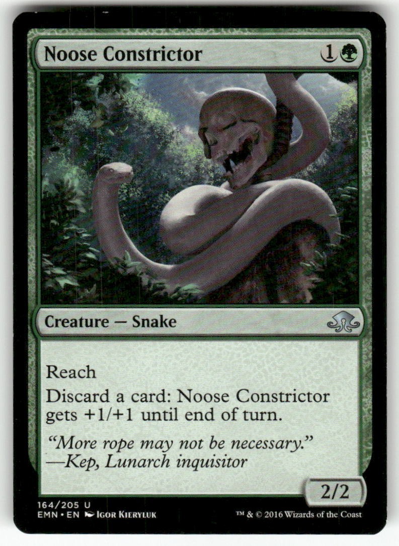 Noose Constrictor 164 Uncommon Eldritch Moon Magic: The Gathering NM