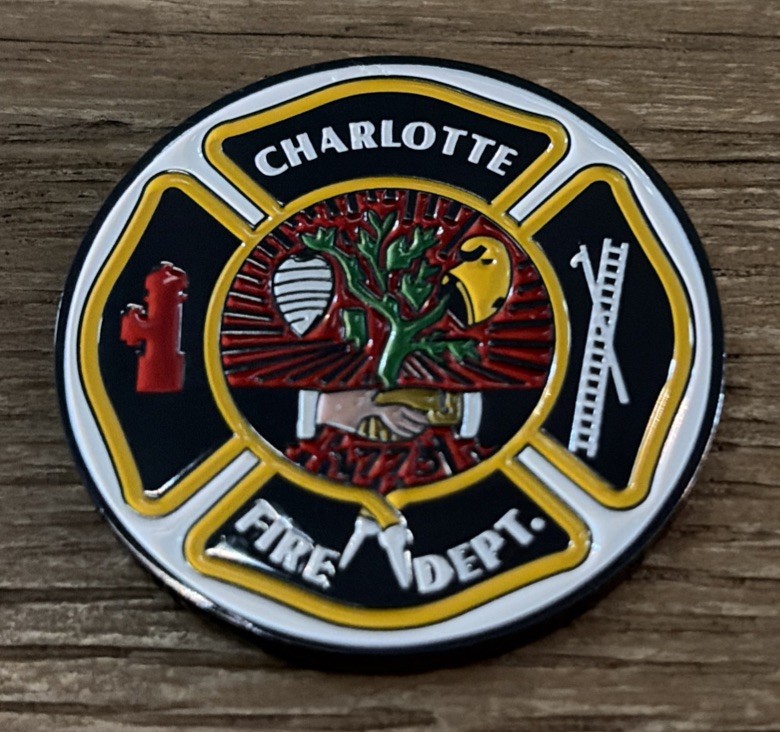 Charlotte Fire Department Station 21 Challenge Coin