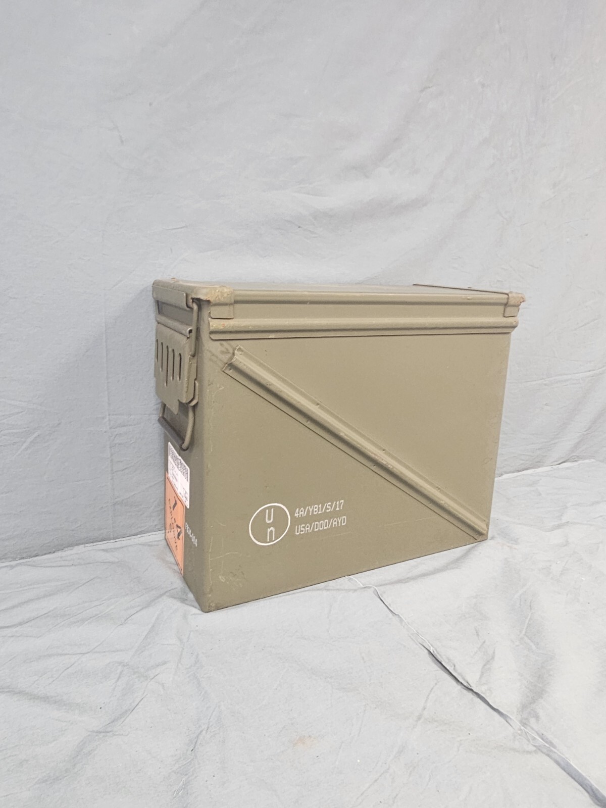 Ammo Can 30mm 1500 7.62 U.S Military, 17″L x 9″ W x 14″D Airtight Storage EMPTY