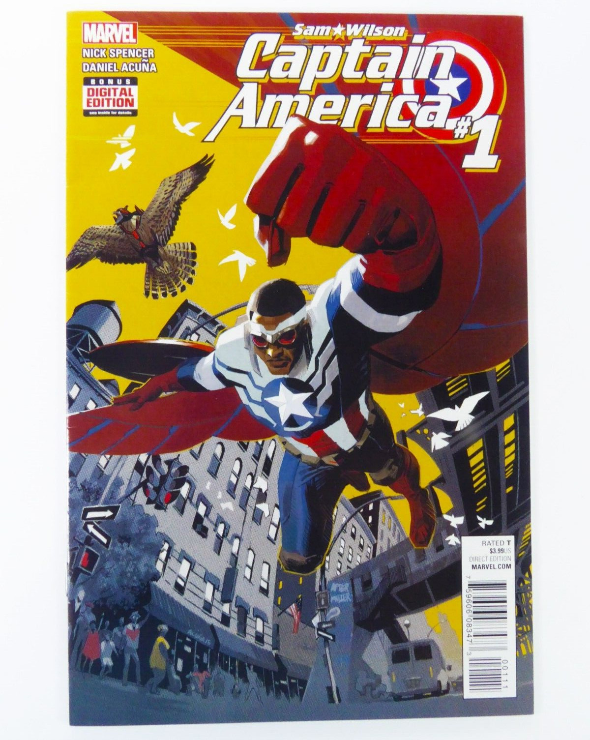 Marvel SAM WILSON CAPTAIN AMERICA (2015) #1 1st Issue MCU KEY VF/NM Ships FREE!