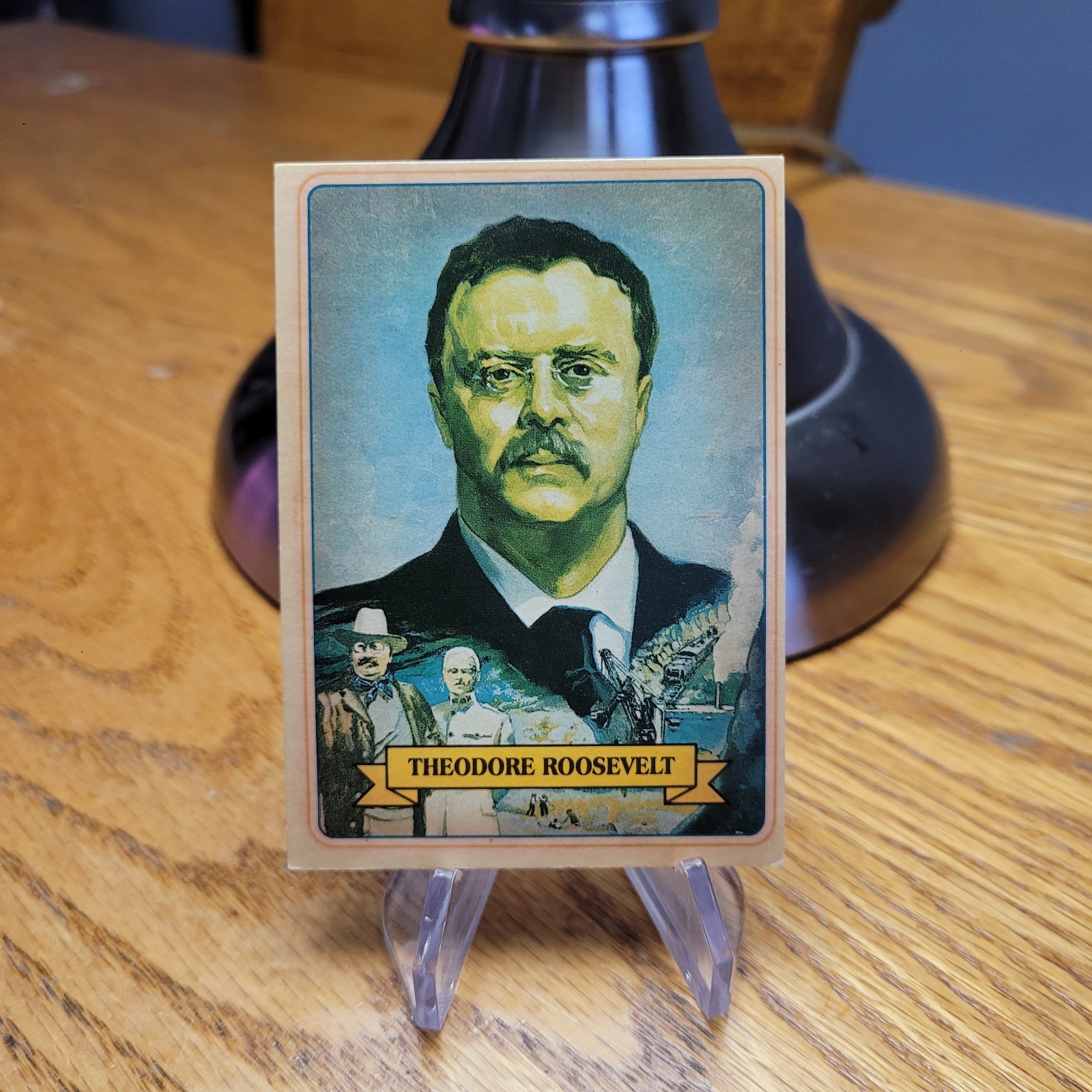 Campbell Taggart Know the Presidents Theodore Roosevelt Card 25/42 1984