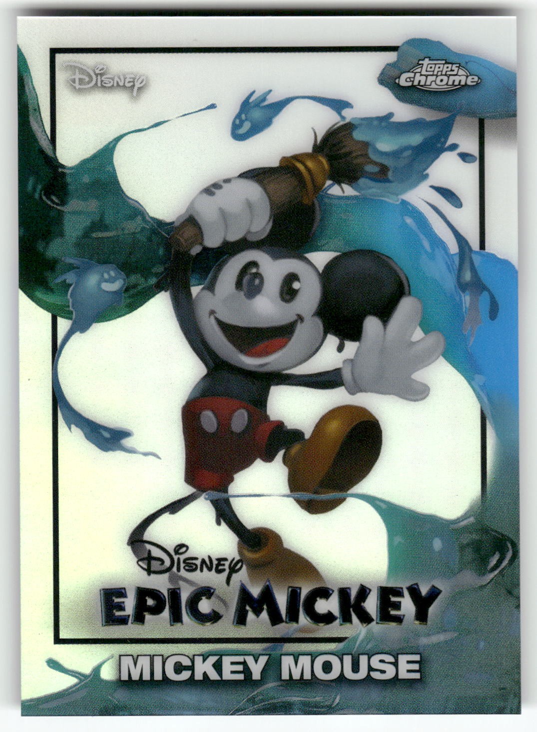 2026 Topps Disney Neon #EM-1 Mickey Mouse Epic Mickey