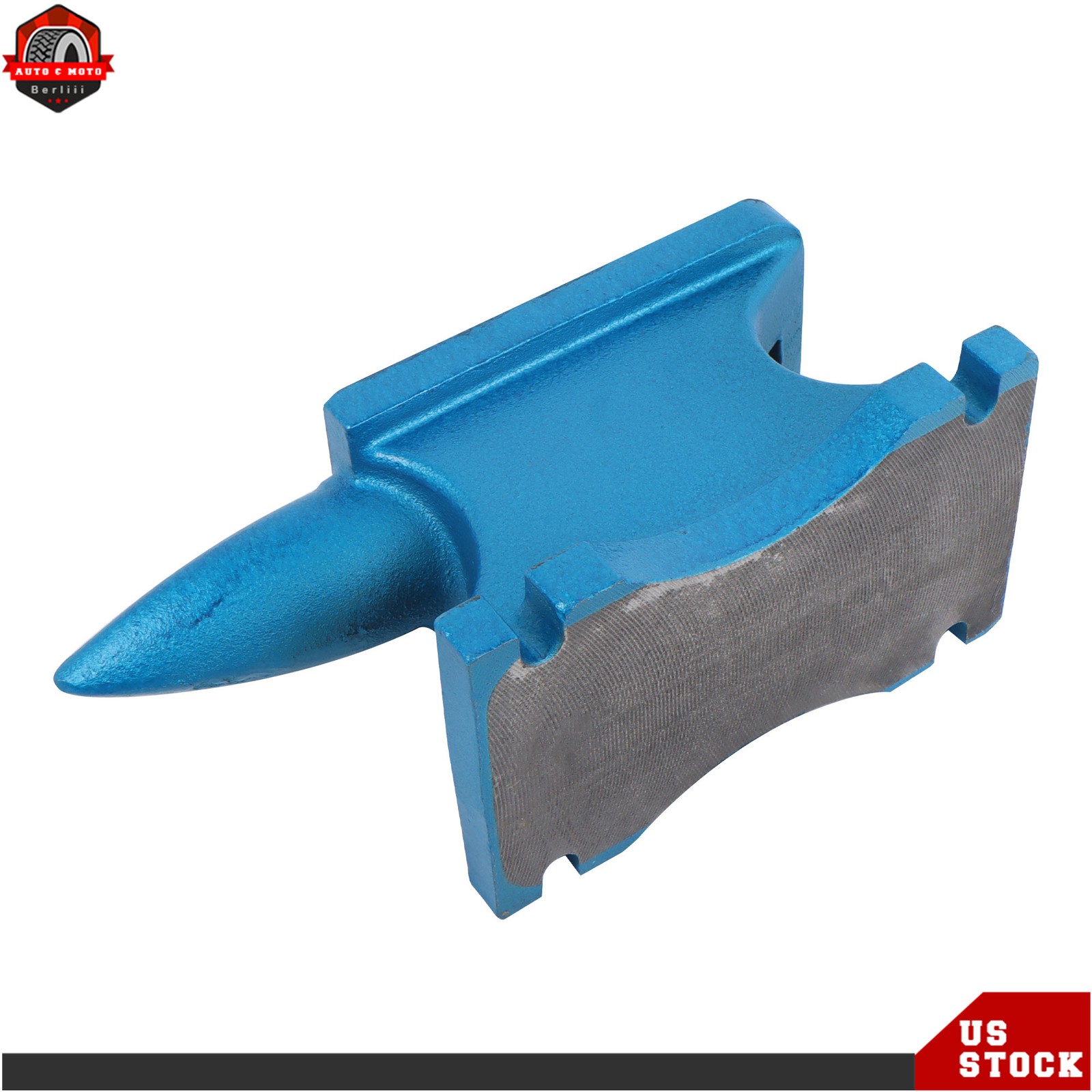 44LBS Blacksmith Anvil Cast-Iron 20 kg Heat Treated Long Round Horn New