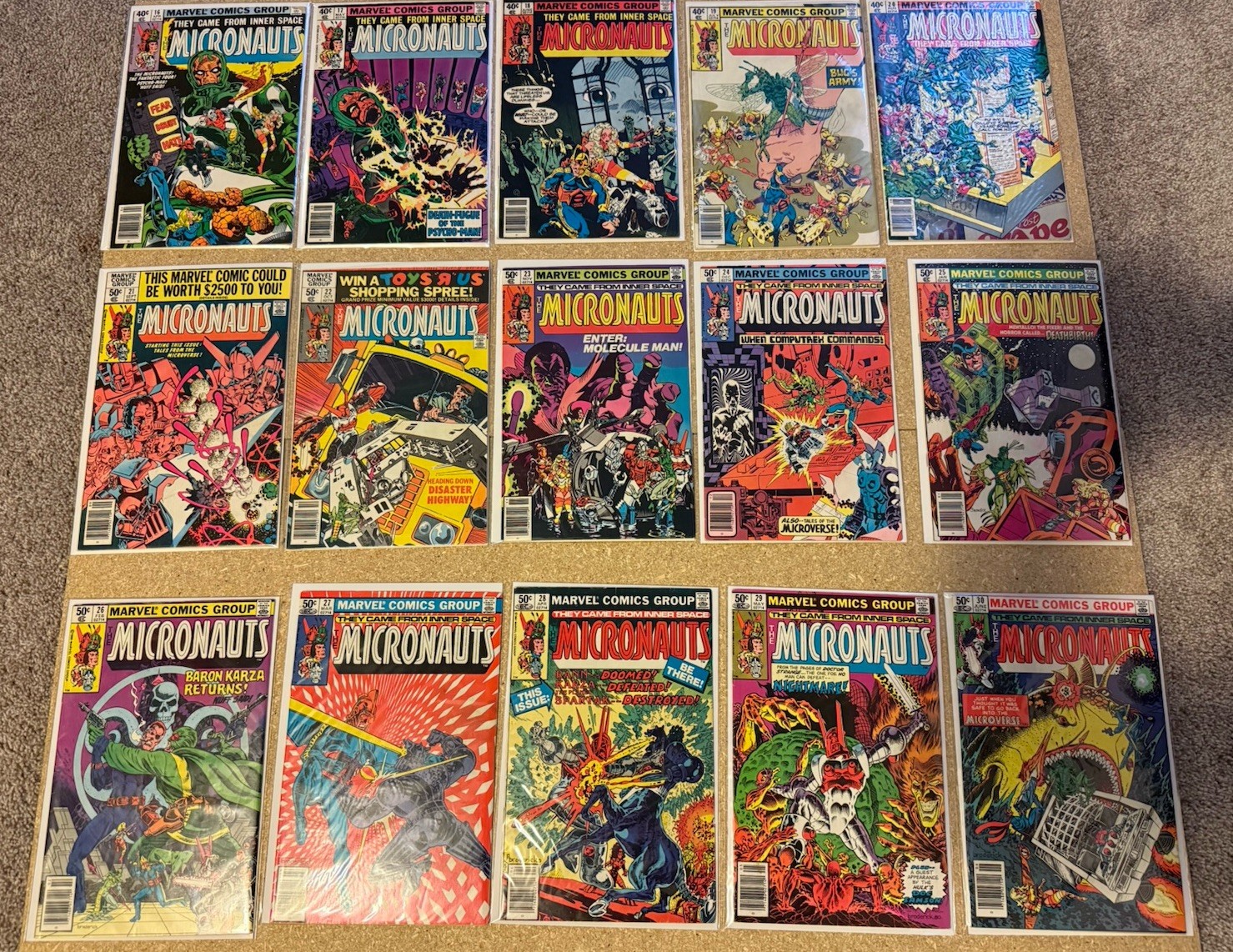Marvel Comics Micronauts V1 – Complete+ 70 comics!!
