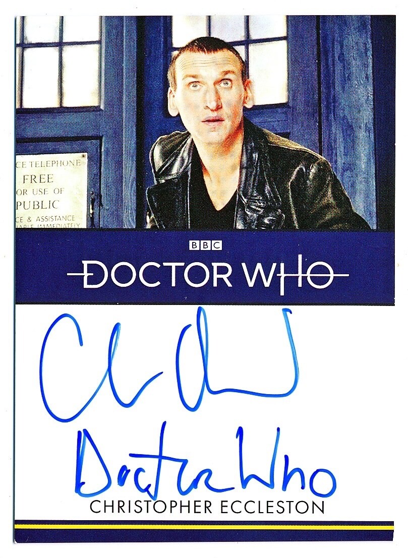 Doctor Who Season 1-4 Christopher Eccleston Inscription Autograph Auto SP #NNO