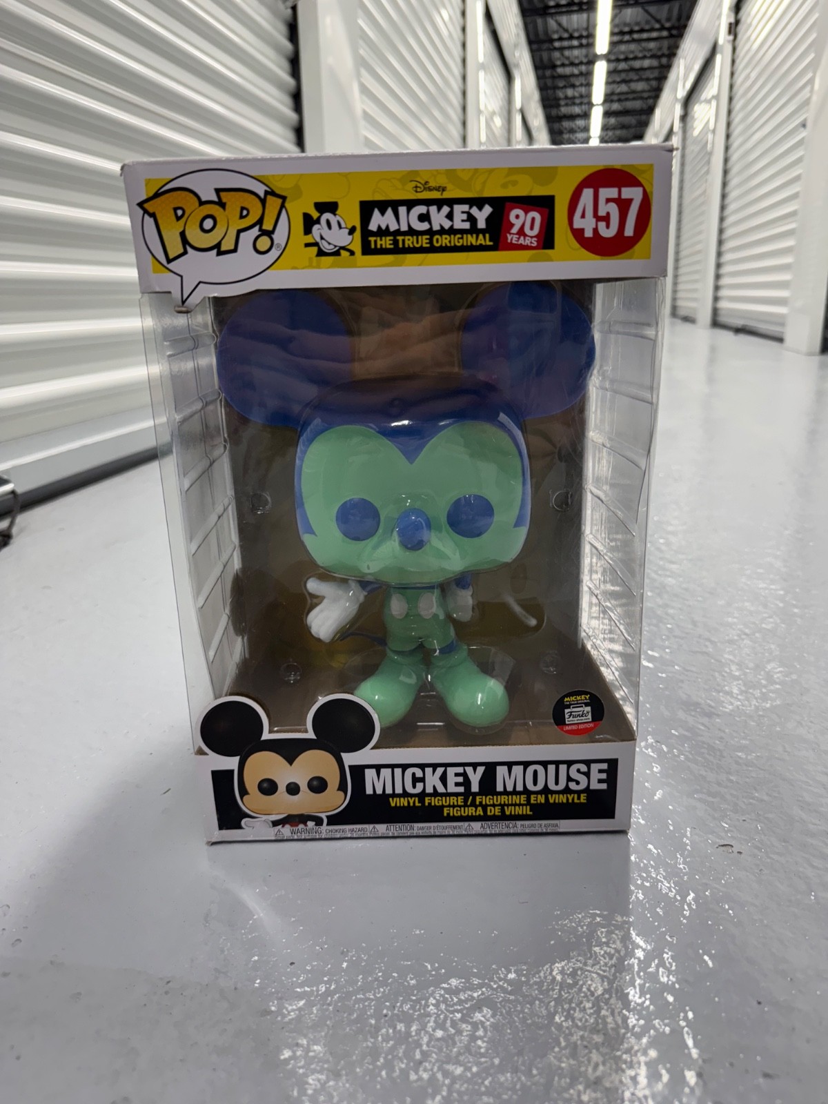 Mickey Mouse #457 10 inch Green and Blue vintage funko pop