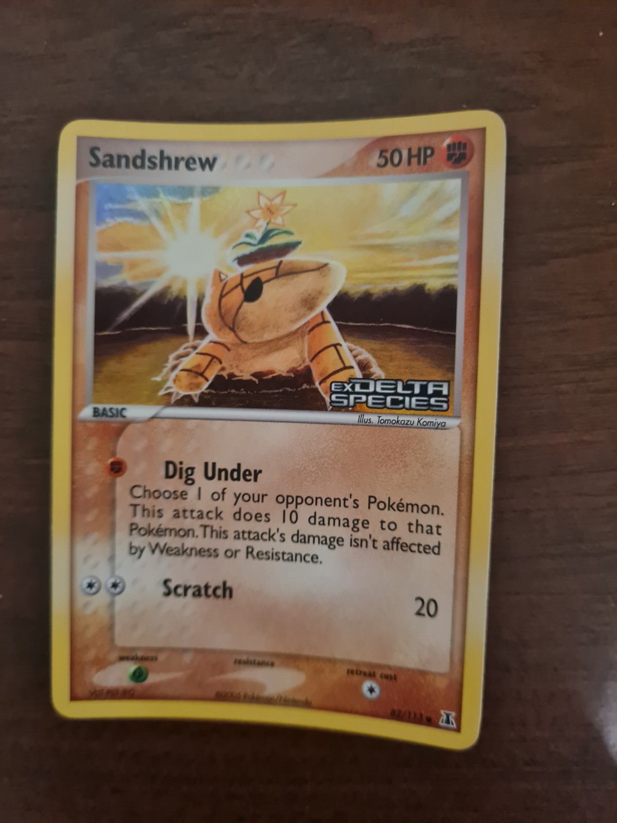 [Pokemon TCG] Sandshrew 82/113 Reverse Holo (Delta Species)