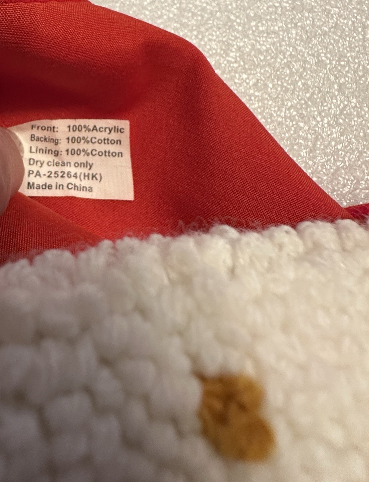 Vtg Latch Hook Loop Christmas Stocking Nutcrackers Toy Soldiers Red Velvet Back