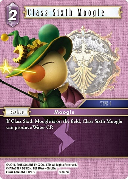 Class Sixth Moogle [Final Fantasy TCG] Card – SQUARE ENIX [NEAR MINT] 9-034R