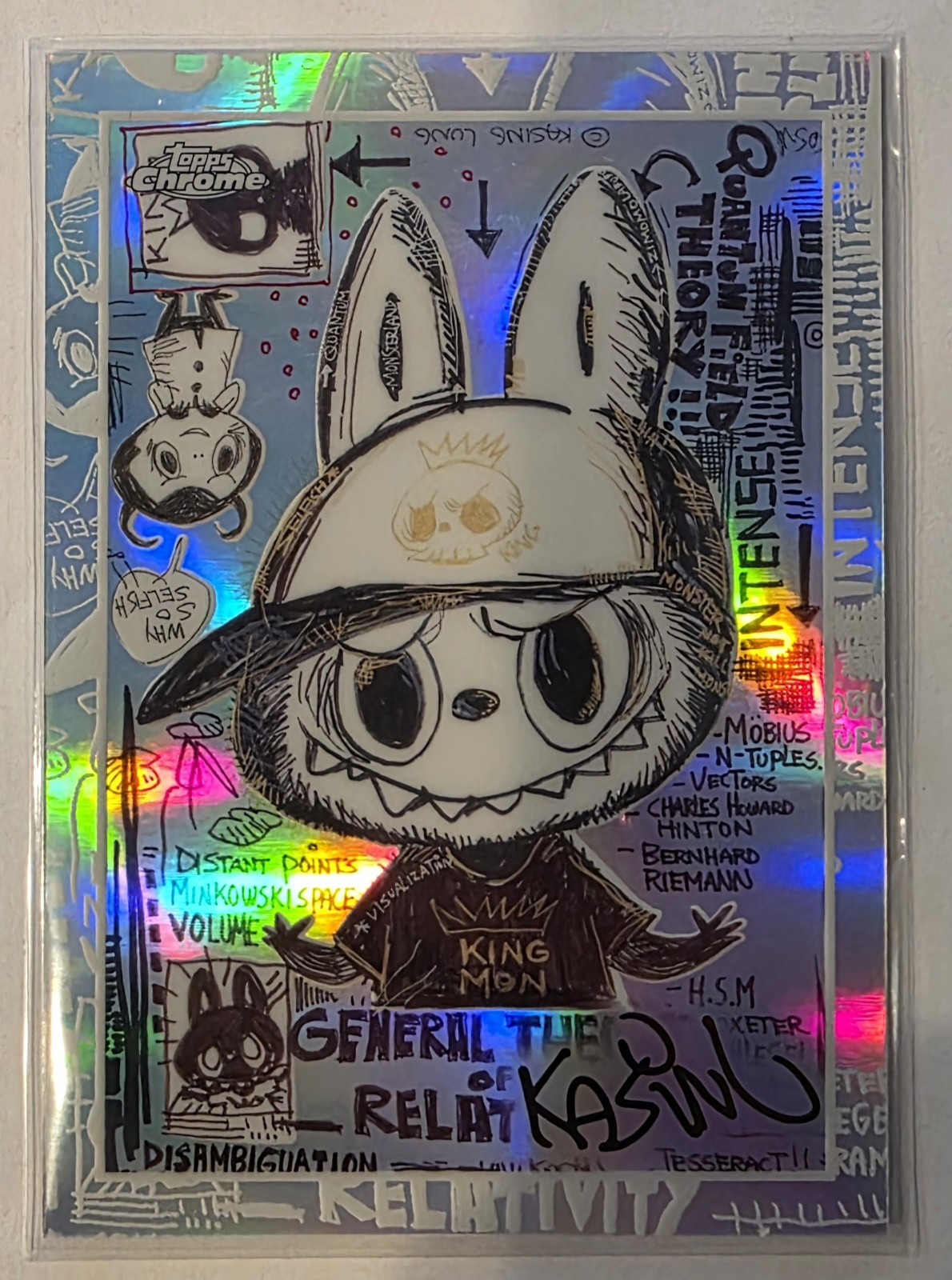 2025 Topps Chrome Labubu #1 HEAVEN Kasing Lung Artist Facsimile AUTO SSP