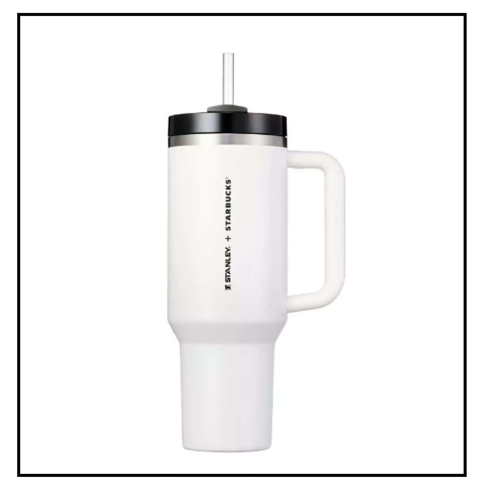 Starbucks Korea 2024 Autumn SS White Stanley Quencher Tumbler 1183ml / FAST&SAFE