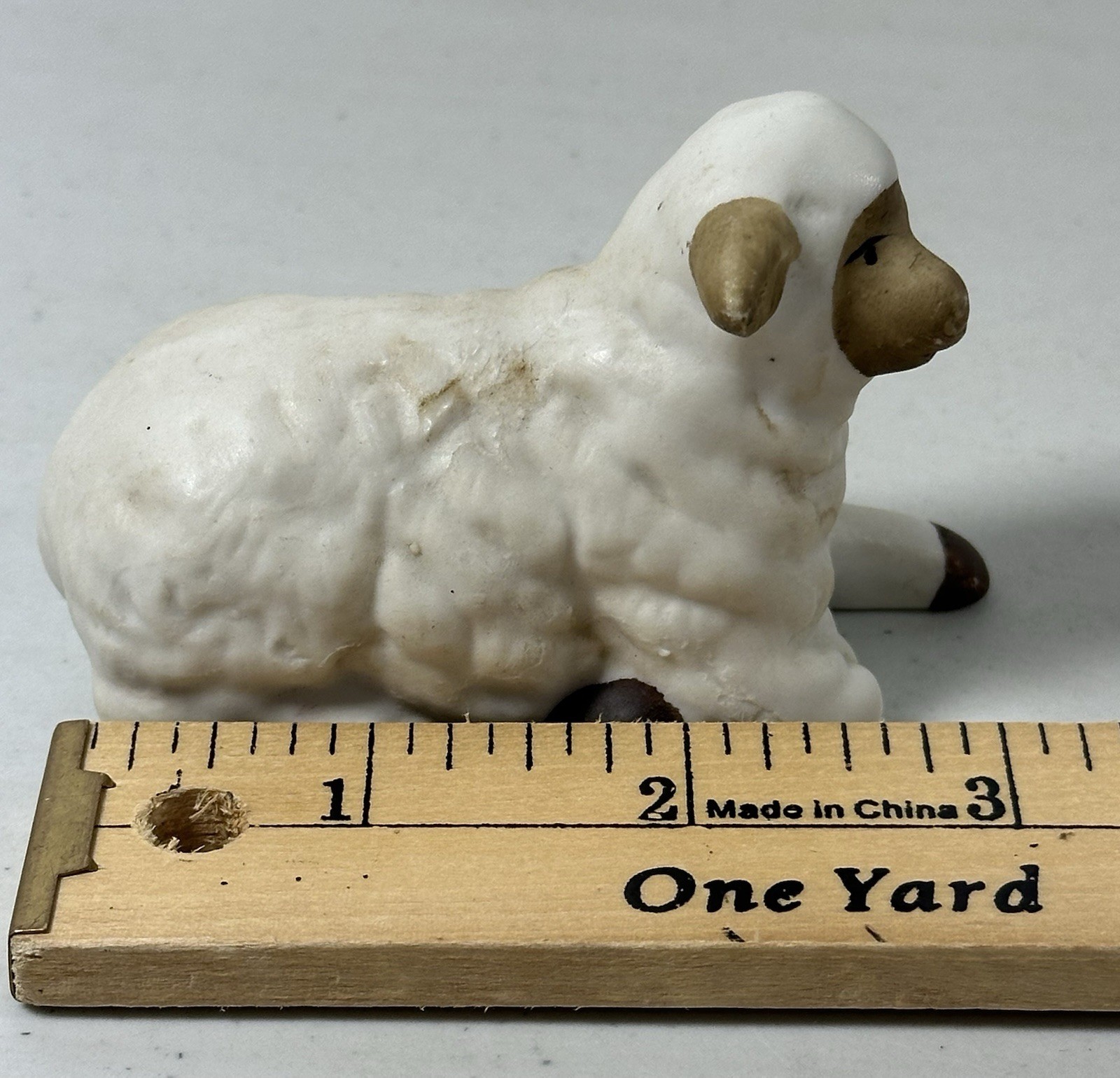 Vintage Nativity Sheep 1pc Replacement Piece Christmas Tabletop Display