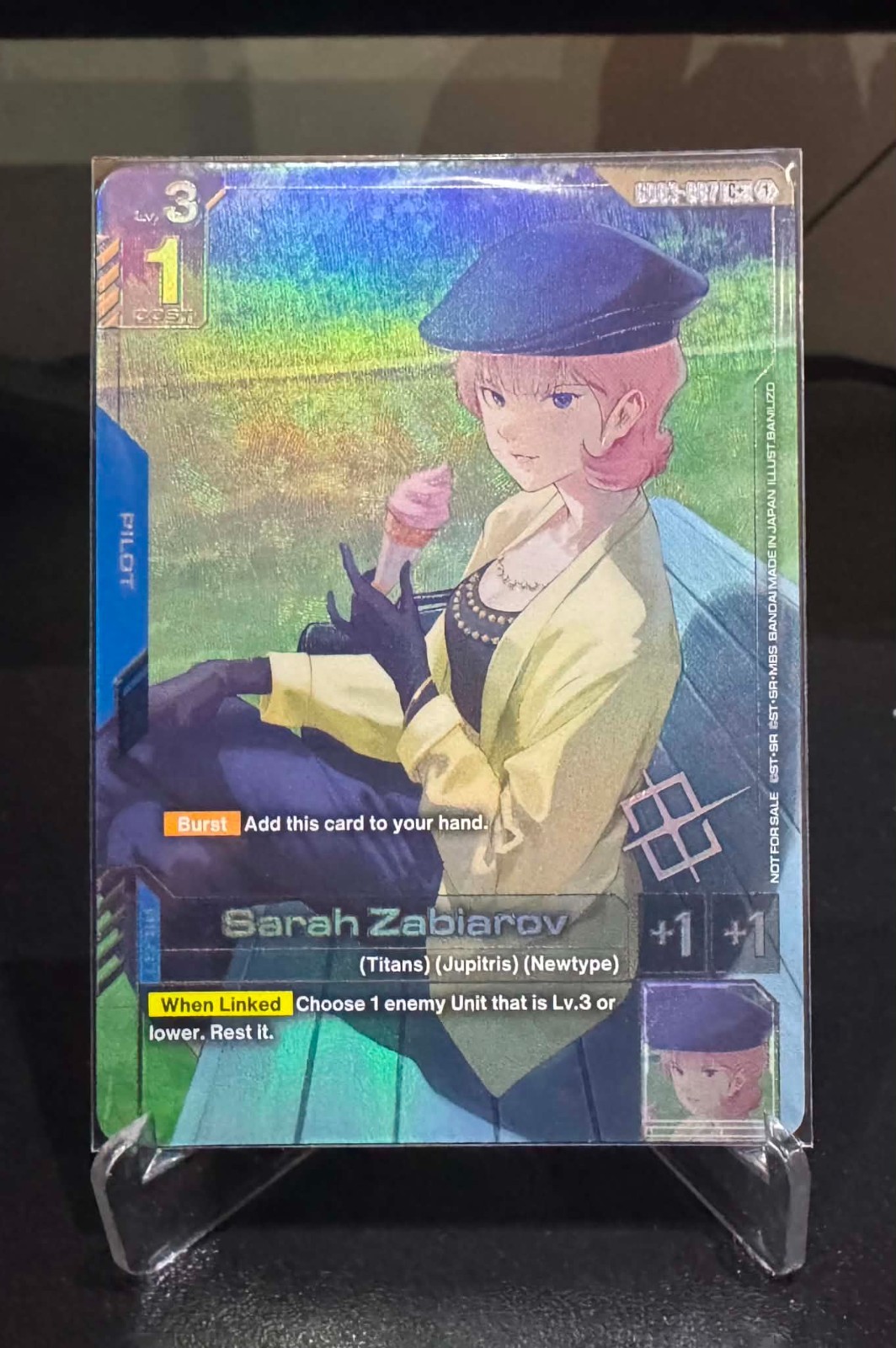 Gundam Card Game – Sarah Zabiarov – GD03-087 C+ [ENGLISH] – [WINNER VERSION]