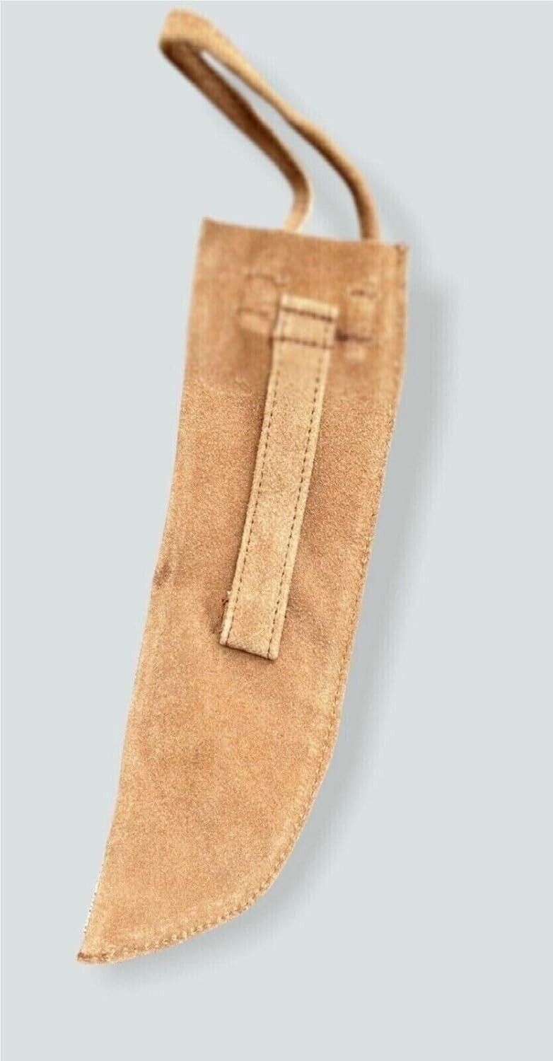 Beaded Suede Native Style Knife Sheath – Lakota Sioux Indian Design