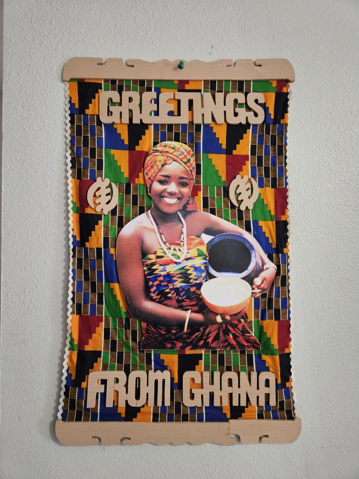 Greetings From Ghana 🇬🇭 Wall Art 17″ 28