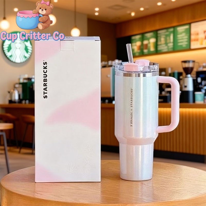 New Starbucks x Stanley 2025 China Anniversary Romantic Ocean 40oz SS Tumbler-
