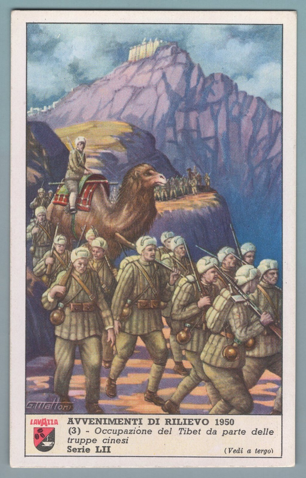 TCL052.3 Lavazza Trade cards – Relevant Events – Occupation of Tibet.