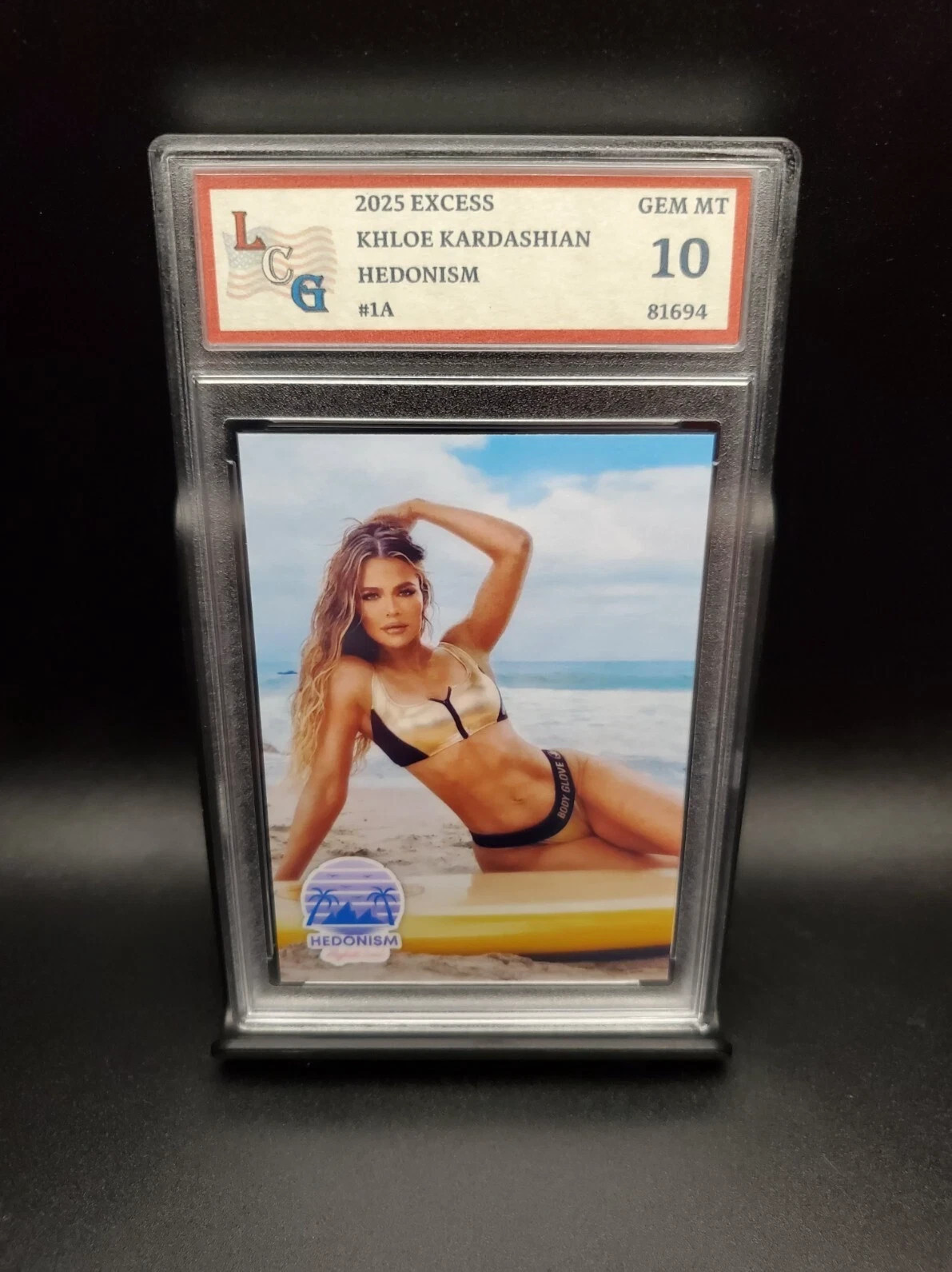 Khloe Kardashian #1A Hedonism Highest Level LCG 10 Gem Mint eXcess Collectibles
