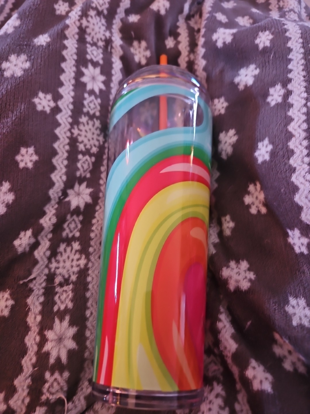 Starbucks 2025 Summer Collection 24oz Cold Cup with Lid and Straw – Limited NWT