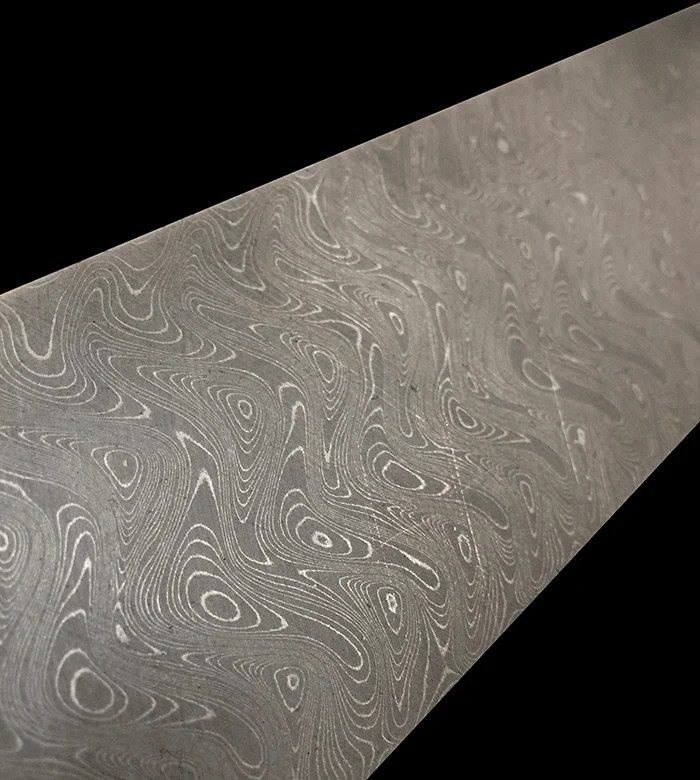 CHAD NICHOLS DAMASCUS XHP Core Boomerang STAINLESS STEEL SAN MAI 14″ X 2.25 X