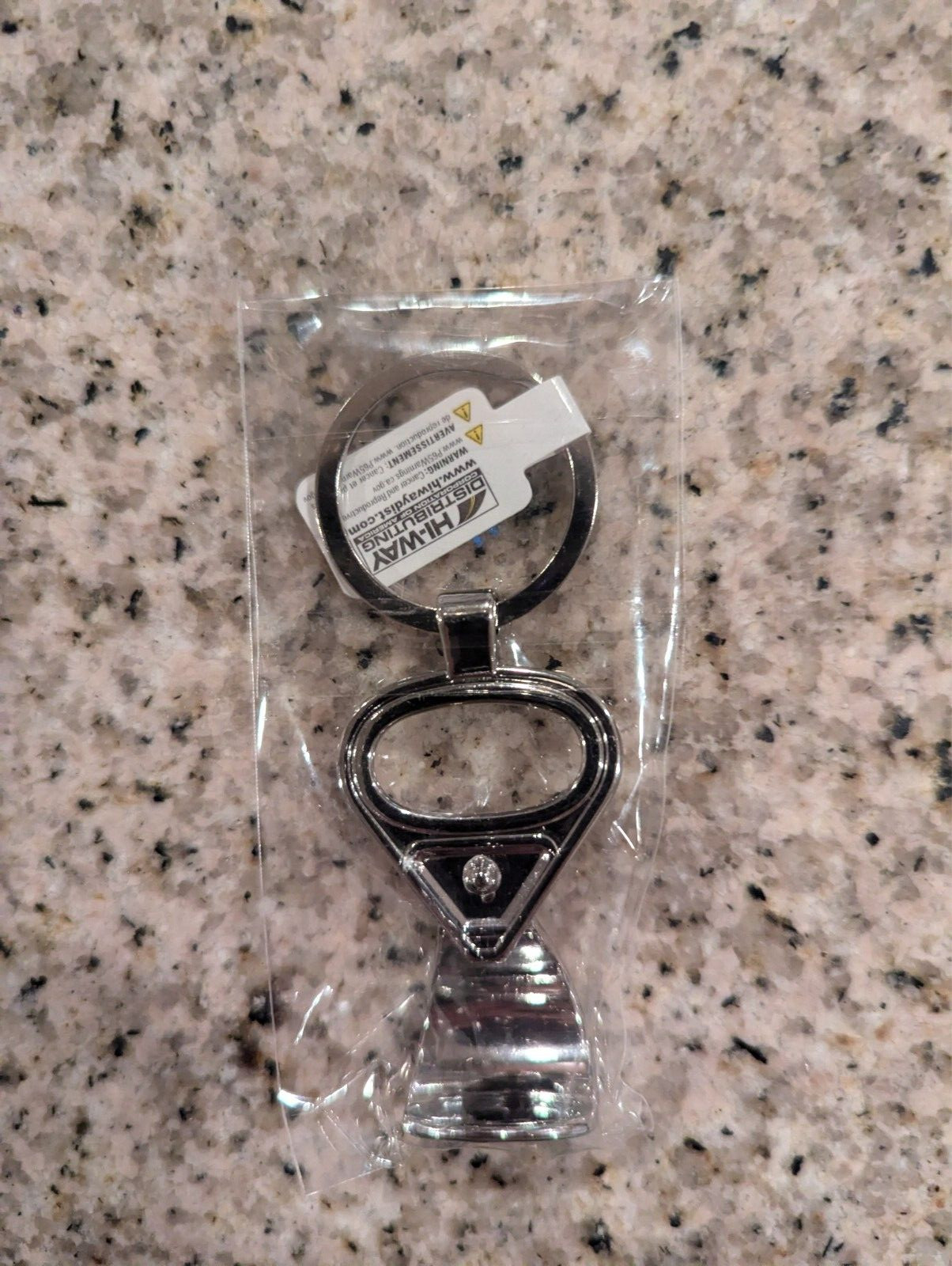 Pull Tab Bottle Opener KEY Ring keychain Smooth Silver Zinc Alloy Bottle Open