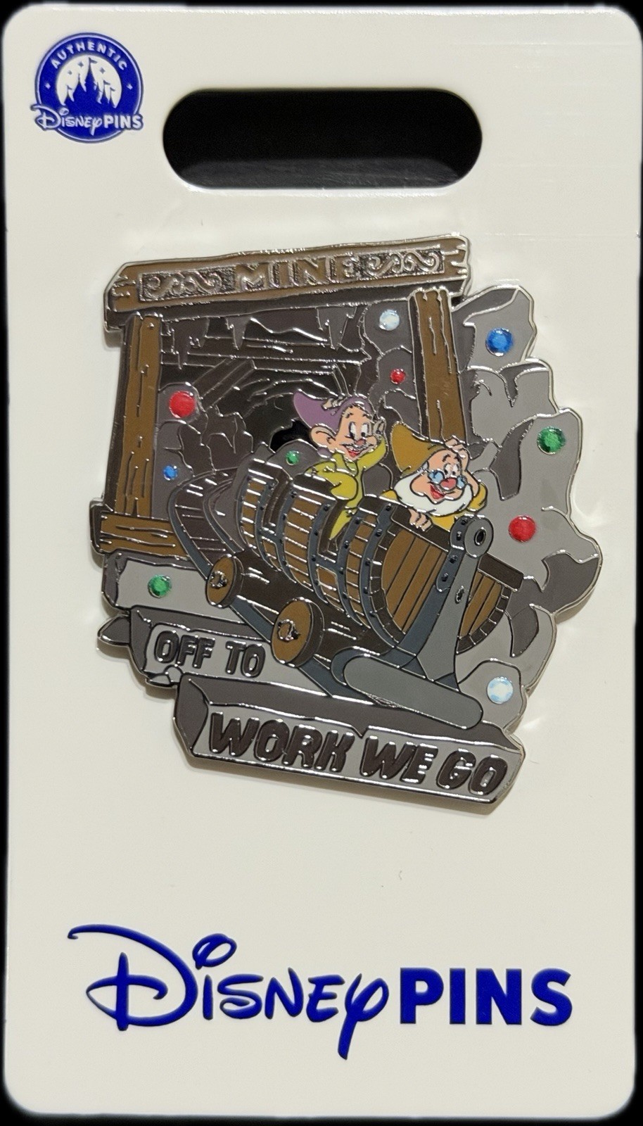 2026 Disney Parks Pin Seven Dwarfs Mine Train Off To Work We Go Dopey Doc OE