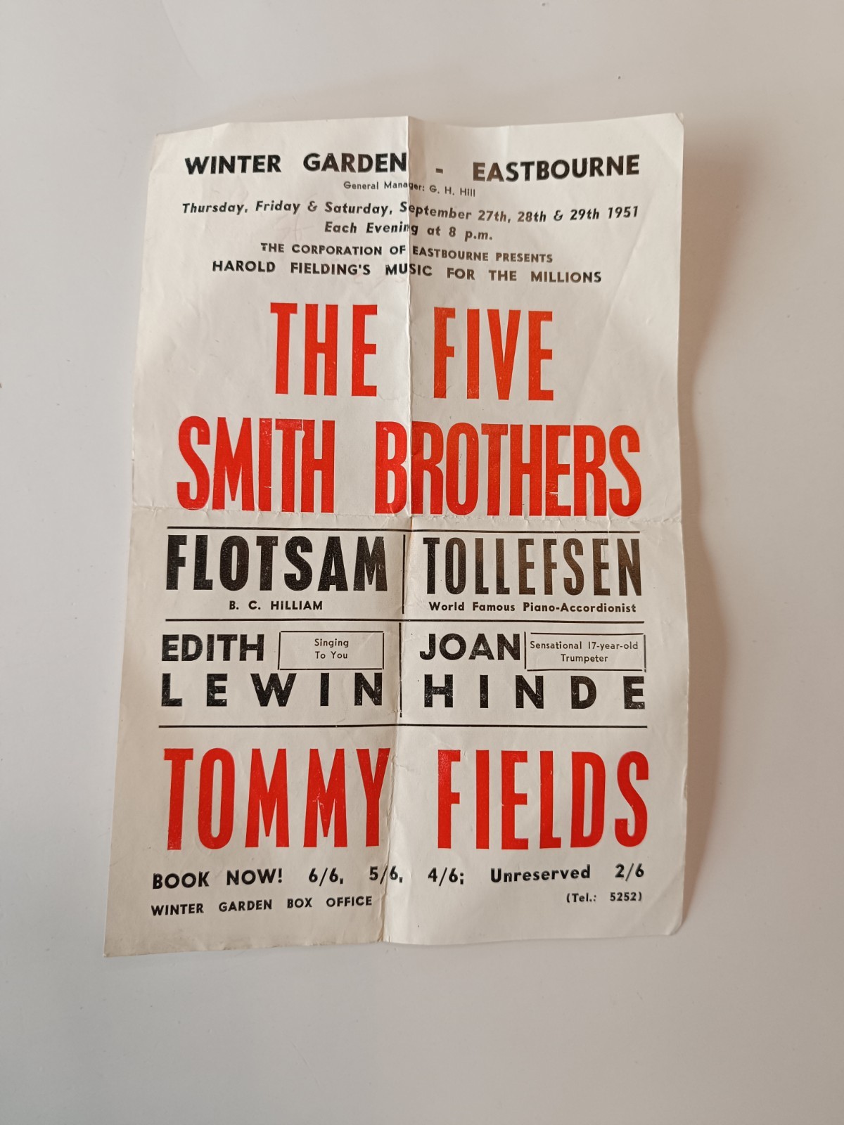 Vintage Programmes / Menus / Signs / Poster / Collectibles / Some Signed (B3340)