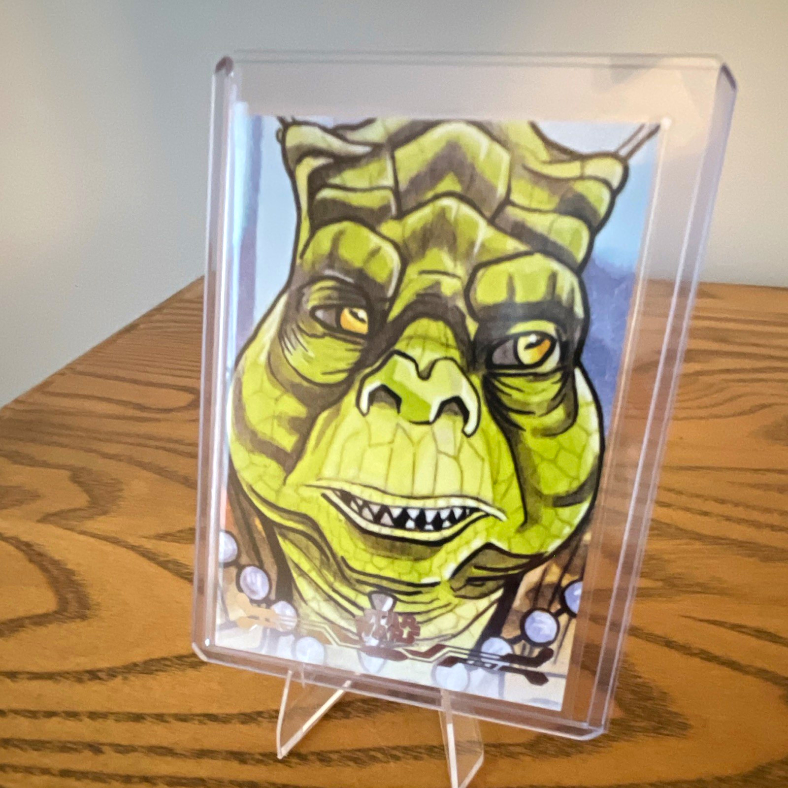 Topps Star Wars Stellar Art Card Ciddarin Scaleback