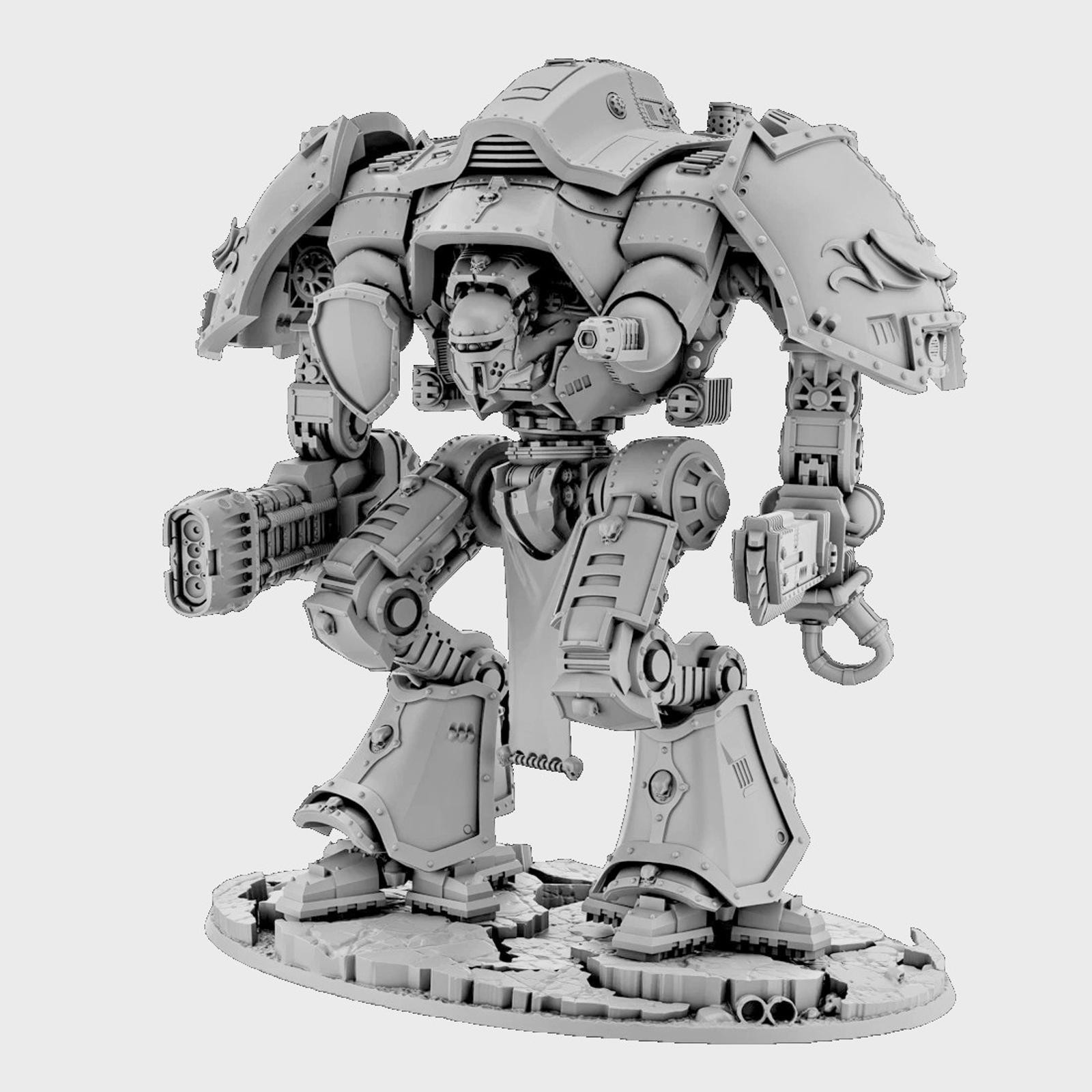 174mm Paladinum Belli Titan Grimdark Proxy UNPAINTED Resin Kit