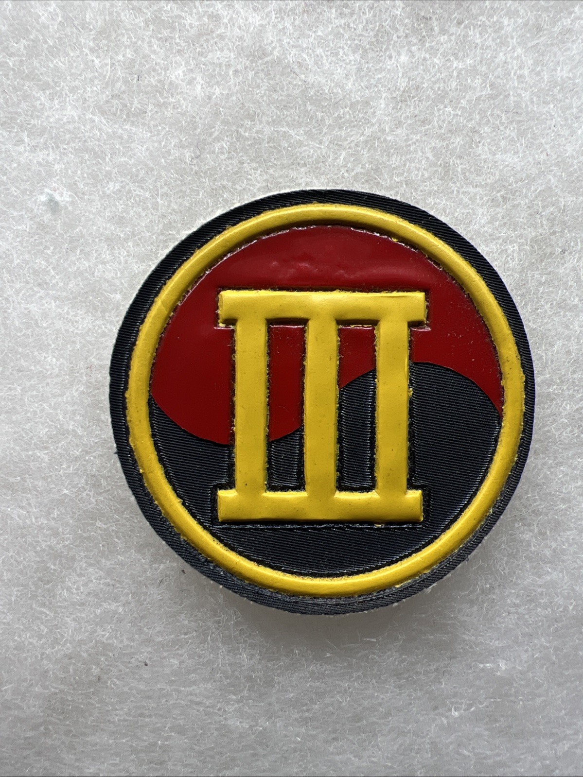 Republic Of Korea ROK 3rd Corps Patch (DD804