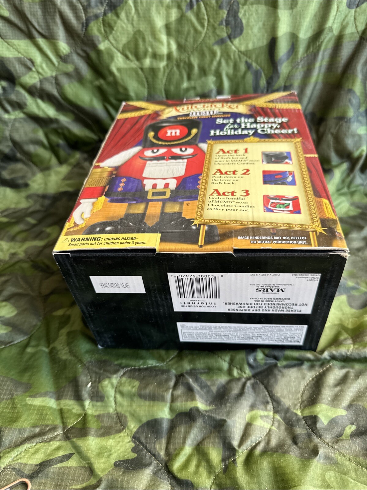 Official M&M RED Nutcracker Sweet Candy Dispenser Limited Edition Collectible