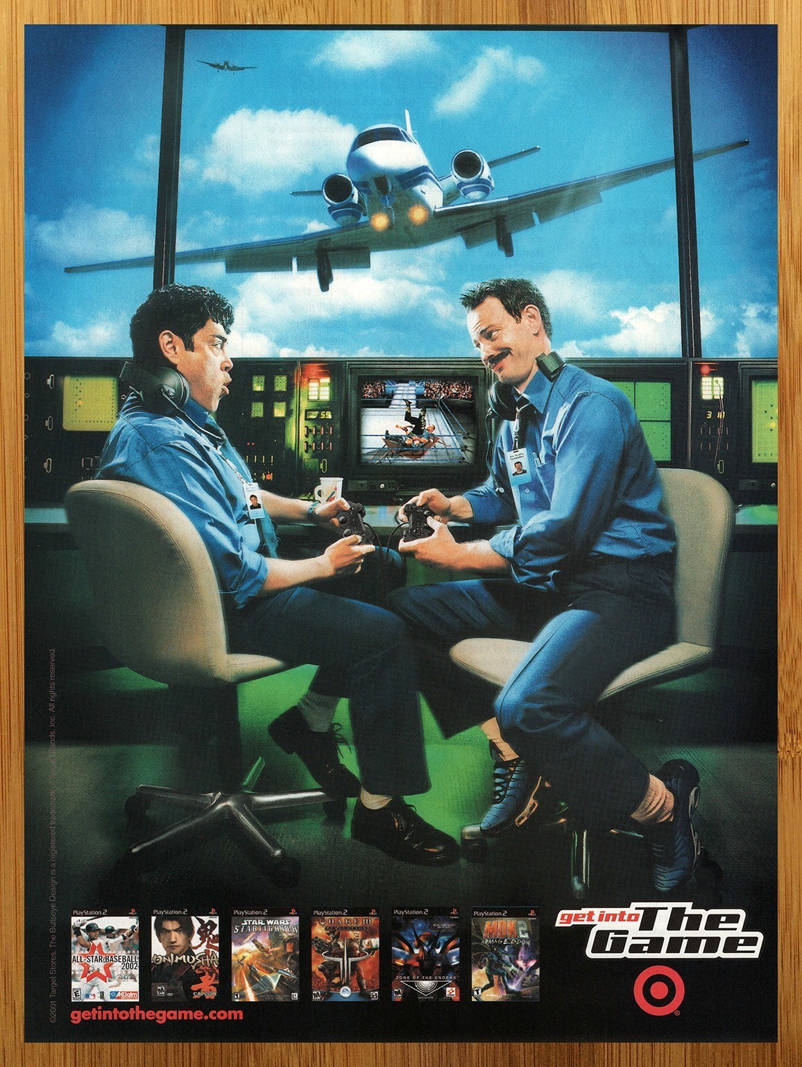 2001 TARGET Video Games Print Ad/Poster Onimusha Quake III PS2 Playstation 2 Art