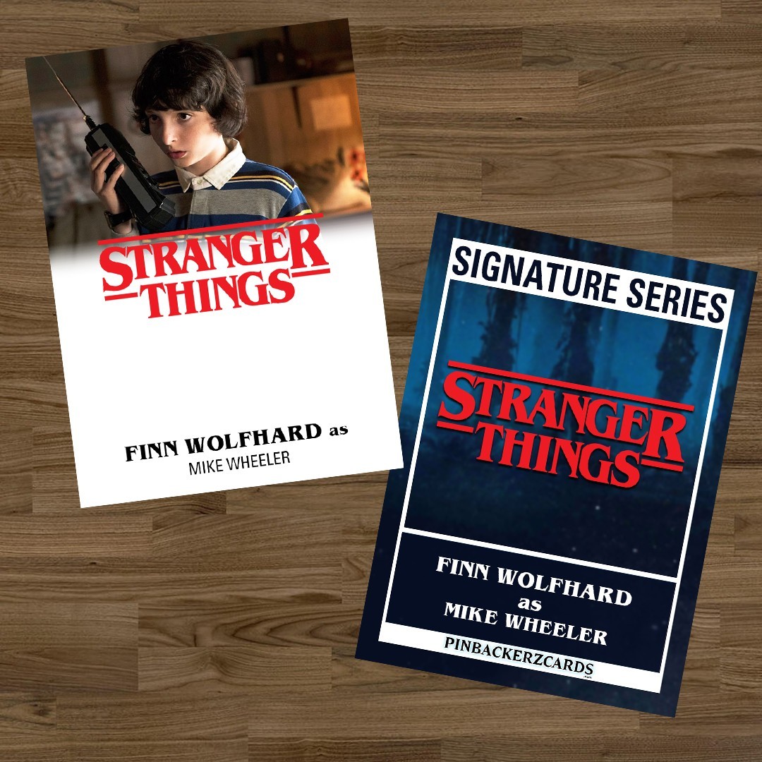Stranger Things Autograph Trading Card Convention Ready Signature Cards
