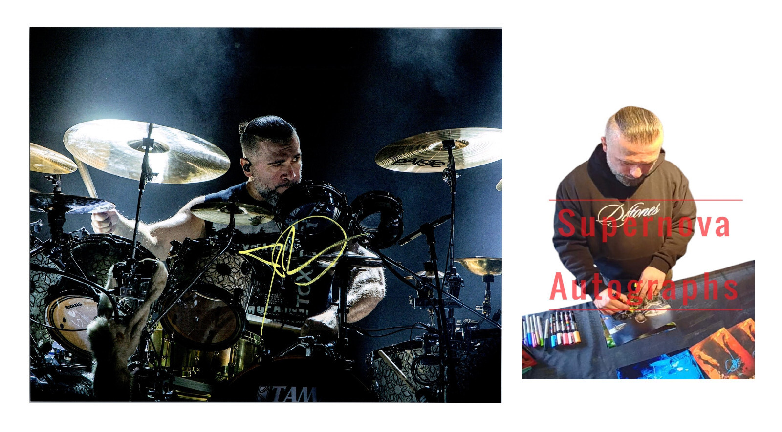 John Dolmayan Signed Autograph System Of A Down 8×10 Photo with Exact Proof