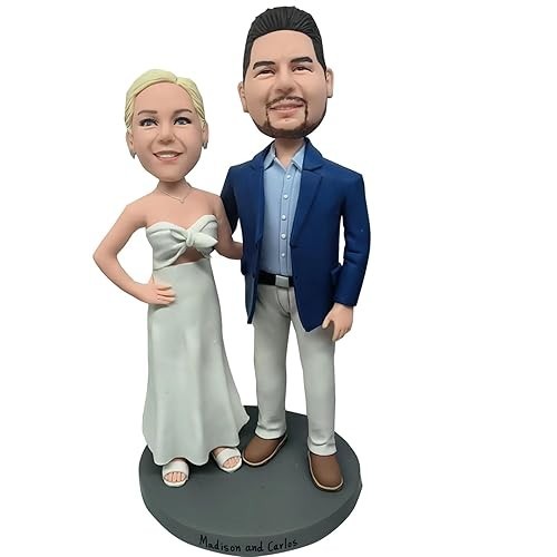 Custom Bobbleheads Couples, Personalized Wedding Gifts for Coupl Confession Gift