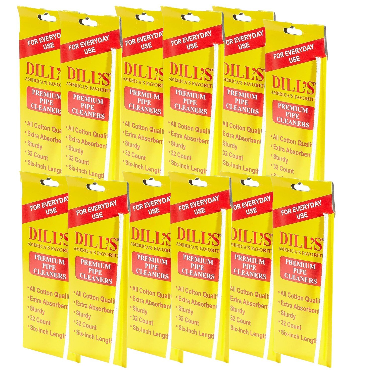 Dill’s Daily Tobacco Pipe Cleaner (12 Pack)