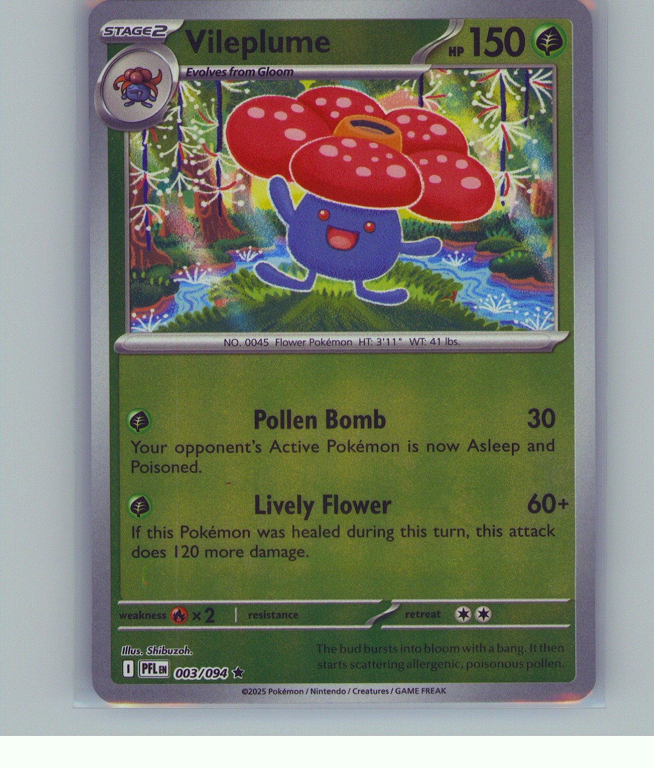 ME02: Phantasmal Flames #003/094 Vileplume