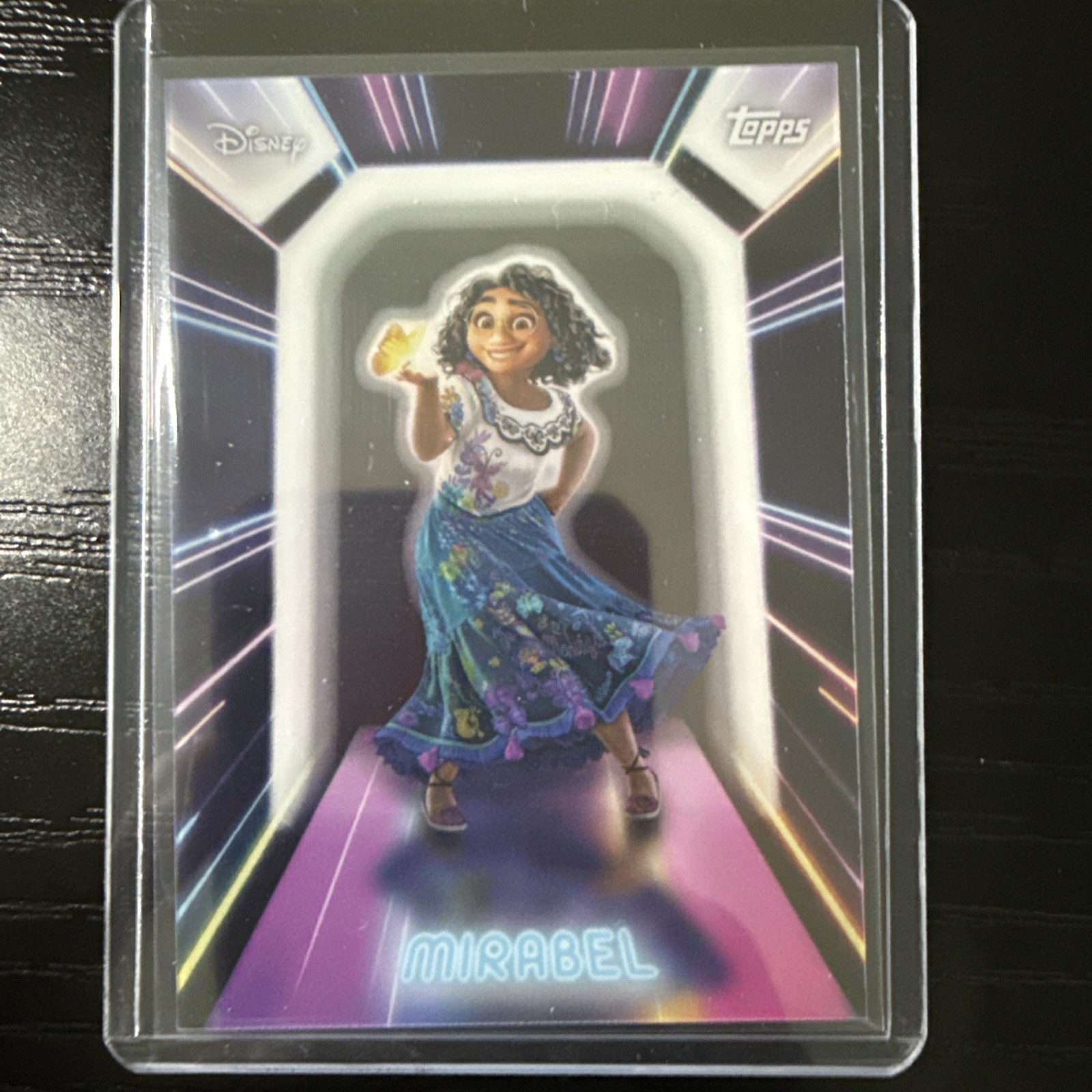 2026 Topps Disney Neon Mirabel Neon Lights (PETG) SP #NPL-16 Encanto