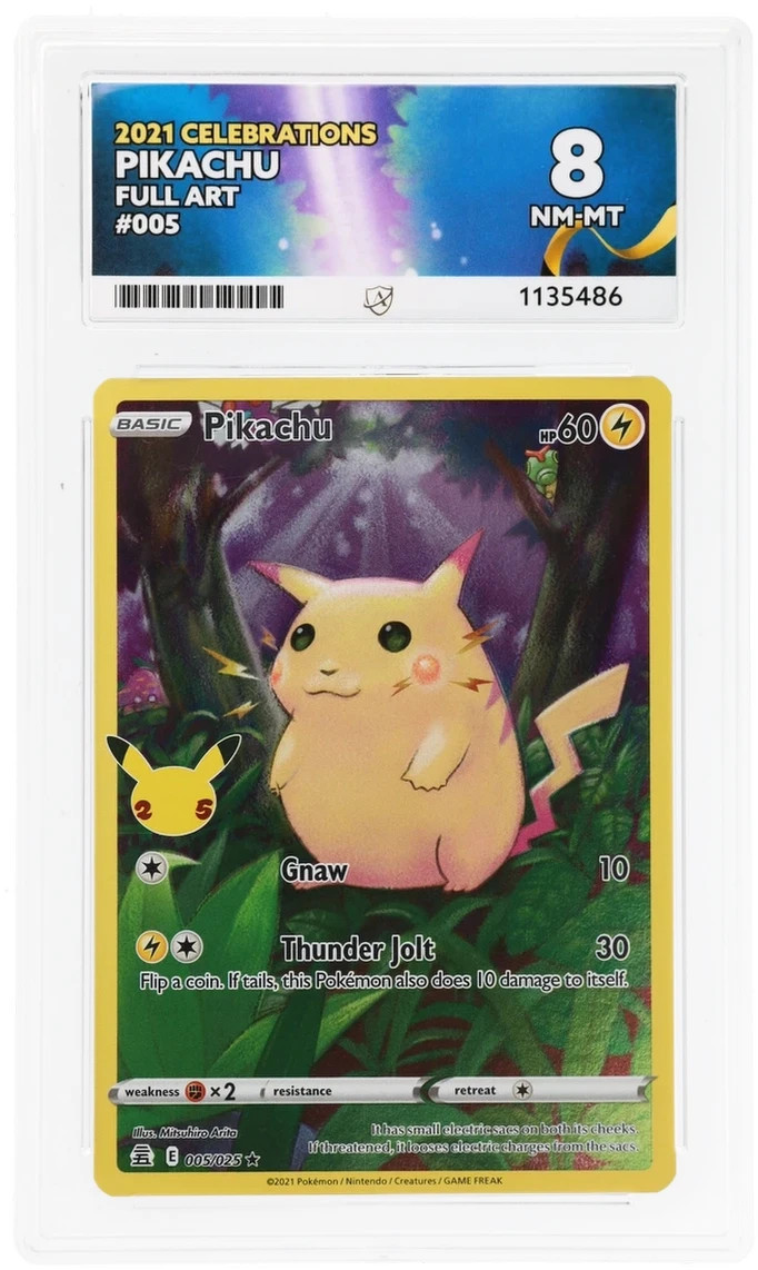 Pikachu 005/025 – Celebrations – Full Art Holo – ACE 8