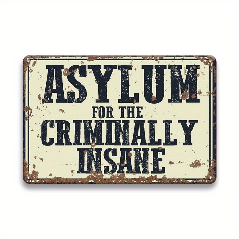 Tin Metal Signs Home Décor Retro-Style Aluminum Measuring, Designed for Those W
