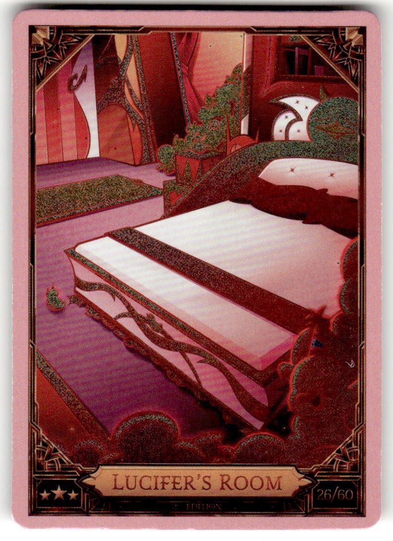 Hazbin Hotel Season 2 Trading Cards 26/60 LUCIFER’S ROOM 2nd Edition FOIL